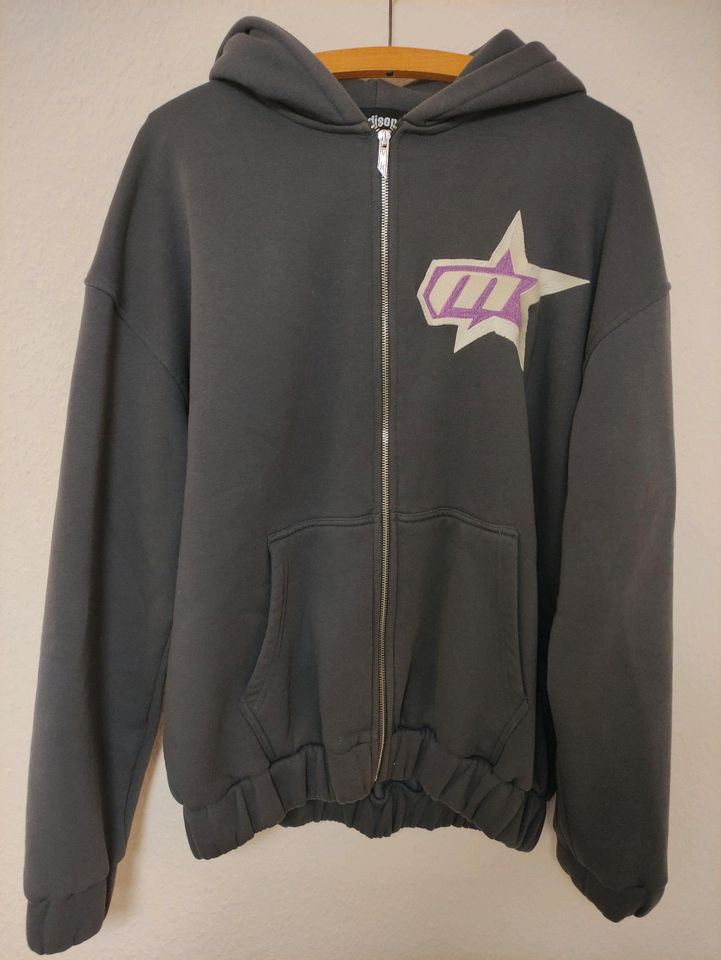 Madison Star Zip-Hoodie Grau M in Göda