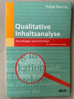 Qualitative Inhaltsanalyse von Philipp Mayring 12. Auflage Berlin - Lichtenberg Vorschau