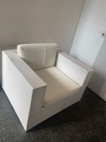 Sessel / Stuhl-Lounge -Balkon Garten Sessel Inkl Sitzkissen- Weiß Berlin - Treptow Vorschau