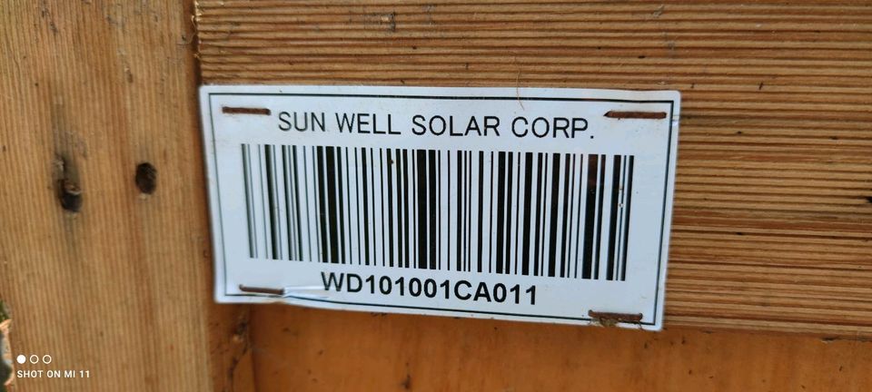 Solarmodule, Solarzellen, Dünnschicht, Sunwell, SunPower in Schweringen