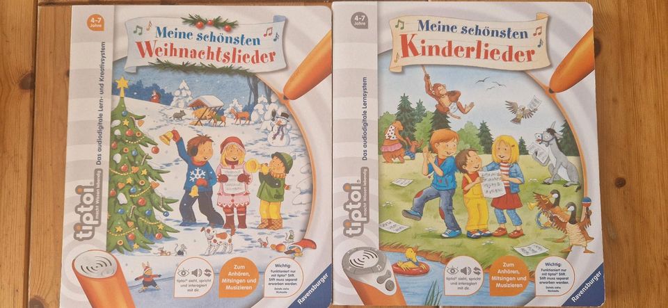 2 Tiptoi Liederbücher ohne Stift in Gersheim