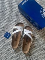 Birkenstock Slipper sandalen Pantoletten weiß glänzend neu Dresden - Dresden-Plauen Vorschau