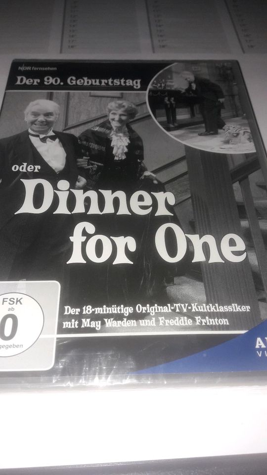 Dinner for One, Der 90. Geburtstag, OVP, DVD in Bad Oeynhausen