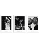 3 schwarz-weiß Wandbilder von Basketball Legenden Essen - Altenessen Vorschau