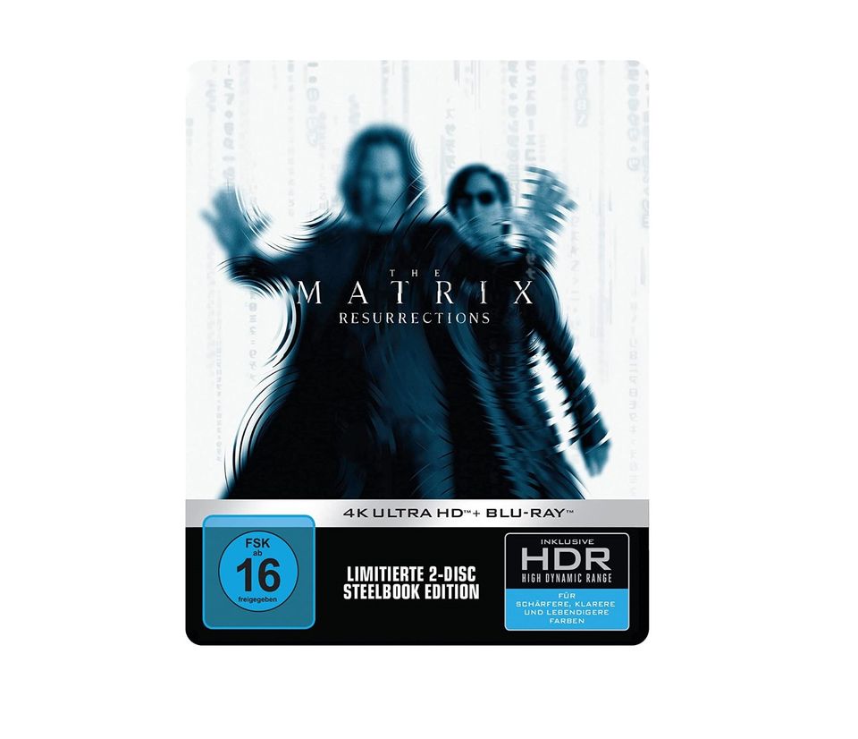 Matrix 4 Resurrections (4K UHD + Blu-ray) NEU- STEELBOOK "Forced" in Berlin