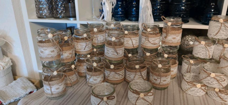 Verkaufe Windlichter Vasen Dekoration Hochzeit in Hofgeismar