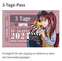 3x Dokomi Tickets 3-Tage-Pass Freitag Samstag Sonntag Essen - Essen-Stadtmitte Vorschau