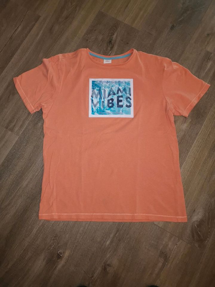 Tolles T Shirt von S. Oliver Orange Gr. L big, top in Harsum