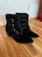 Damen Schuhe Forever 21 schwarz Stiefelletten Samt Größe 40 Niedersachsen - Bassum Vorschau