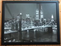Bild Brooklyn Bridge mit Twin Towers und Rahmen Niedersachsen - Brietlingen Vorschau