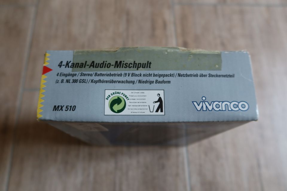 4-Kanal-Audio-Mischpult MX 510 in Wendelsheim