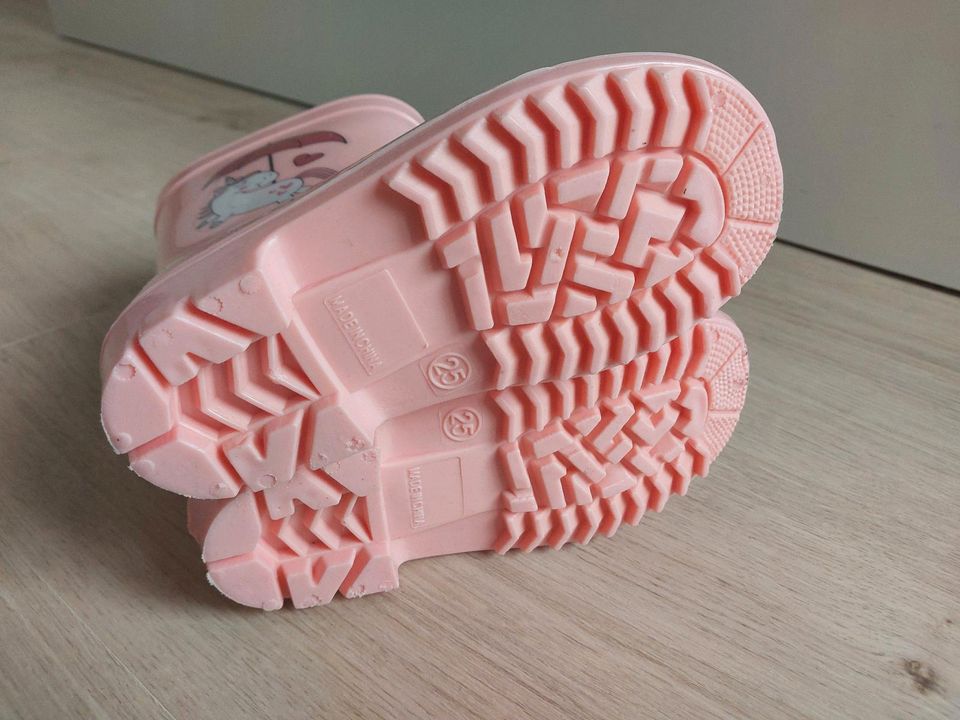 Gummistiefel Gr. 25, rosa, Einhorn, nicht gefüttert, kaum getrage in Köln