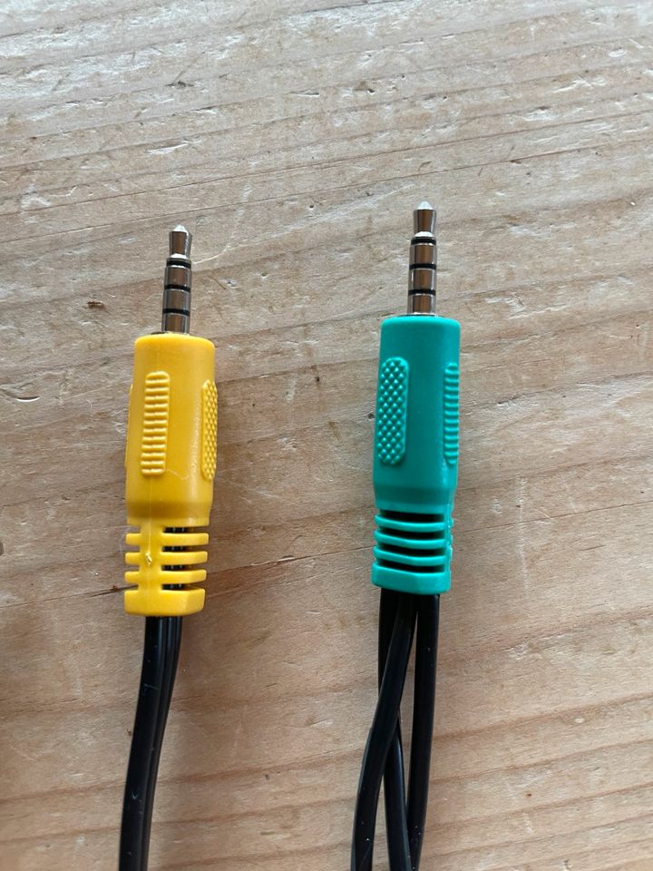 Cinch Kabel Klinke Verlängerung Adapter in Niedernberg