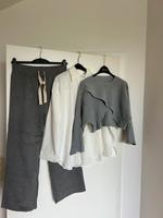Damen Set aus Bluse,Hose und Pullover,Größe L,grau und weiß,NEU Bayern - Wörthsee Vorschau