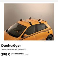 Renault Twingo Dachträger Nordrhein-Westfalen - Datteln Vorschau