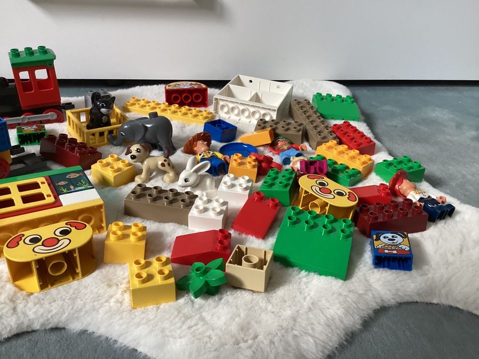 Lego Duplo Set ❤️ Tiere Eisenbahn Zirkus ❤️ Zoohandlung Figuren in Waldkirch