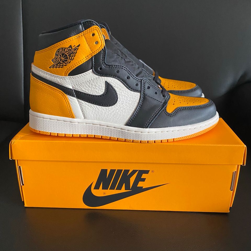 Air Jordan 1 High Yellow Toe in Worms