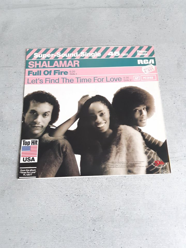 Maxi Single gebraucht   SHALAMAR: FULL OF FIRE in Essen