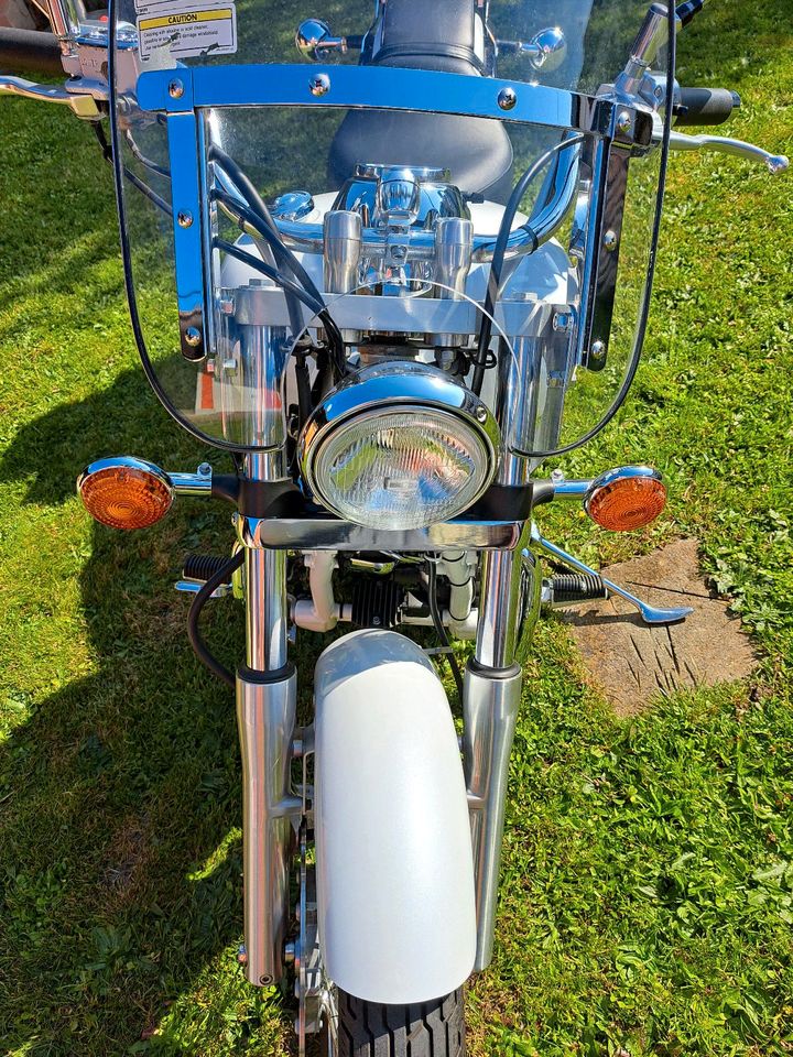 Motorrad Chopper in Heidenau