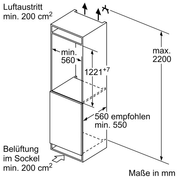 Neff | Einbau-Kühl/Gefrier-Kombi 122,5x56 cm | KI2423DD1, NEU-OVP in Kirchlengern