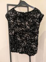 Wemoto Damen Shirt Kurzarm Rundhals schwarz weiß Sprenkel Gr. S Thüringen - Jena Vorschau