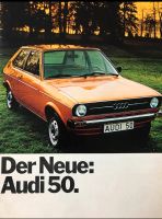 Prospekt DER NEUE AUDI 50 Typ 86 August 1974 Nürnberg (Mittelfr) - Mitte Vorschau