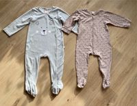 Schlafanzug Pyjama ALANA PUSBLU 86 92 Biene Bär grün beige Füße Bayern - Bamberg Vorschau