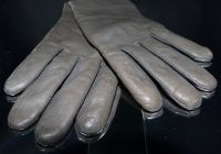 Damen Echt Leder Handschuhe Gr. 7, Farbe salbeigrün/hellgrau Hamburg-Nord - Hamburg Winterhude Vorschau