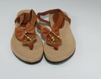 No Name Sandalen Gr. 36 37 38 braun beige Camel Zehentrenner Nordrhein-Westfalen - Gelsenkirchen Vorschau