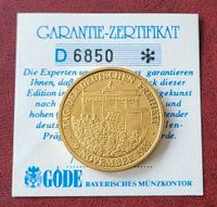 Goldmünze 1989 Einheit Berlin Tor Zertifikat DDR vergoldet PP Sachsen - Neukirch/Lausitz Vorschau