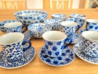 Kaffee Mokka Teeservice Asien Keramik Porzellan blau 17-tlg Nordrhein-Westfalen - Jüchen Vorschau