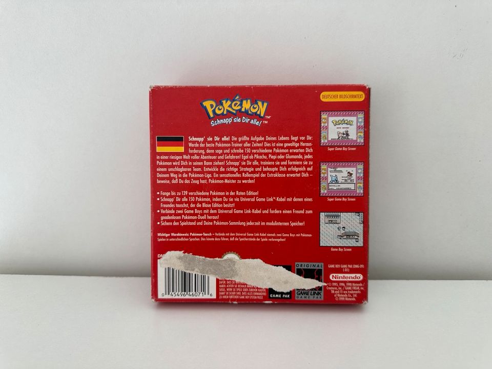 Original Nintendo Gameboy Pokemon Rote Edition Spiel vollständig in Frankfurt am Main