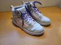 Gr 37 Puma High Sneaker Boots Weiß Lila Bochum - Bochum-Süd Vorschau