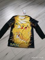 Pokemon Doppelshirt Gr 140 mit BW Langarmshirt Bayern - Niederschönenfeld Vorschau