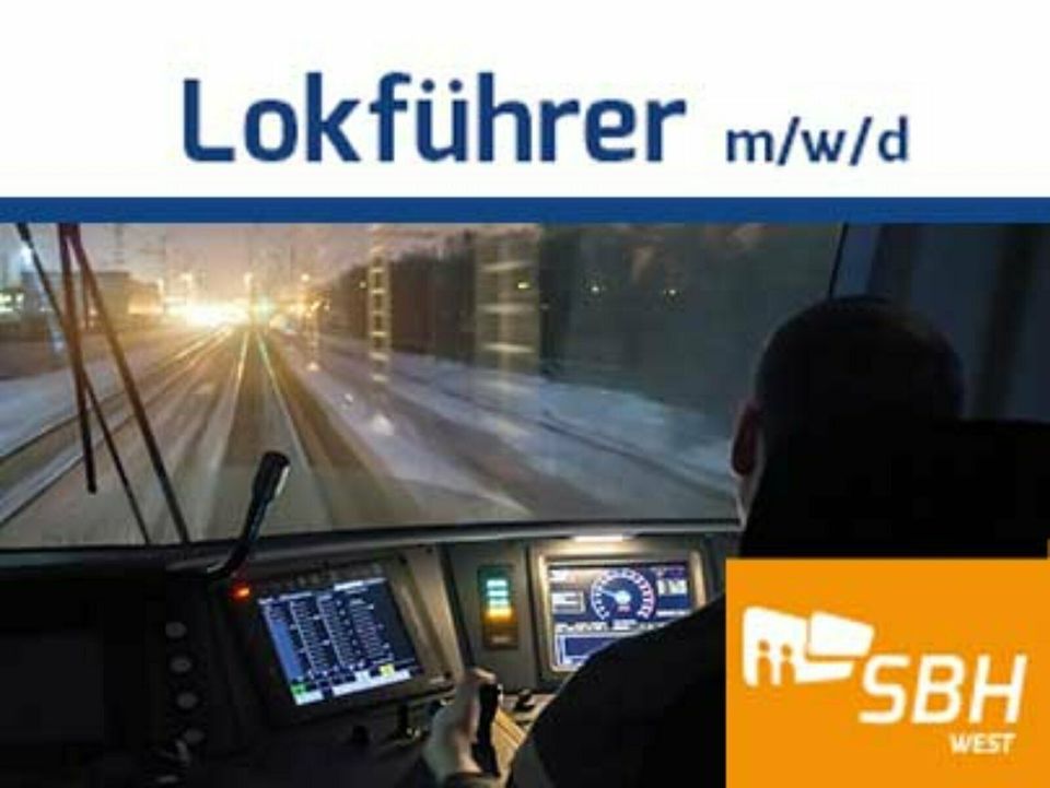 Köln: geförderte Ausbildung zum Lokführer m/w/d - 12 Monate in Köln