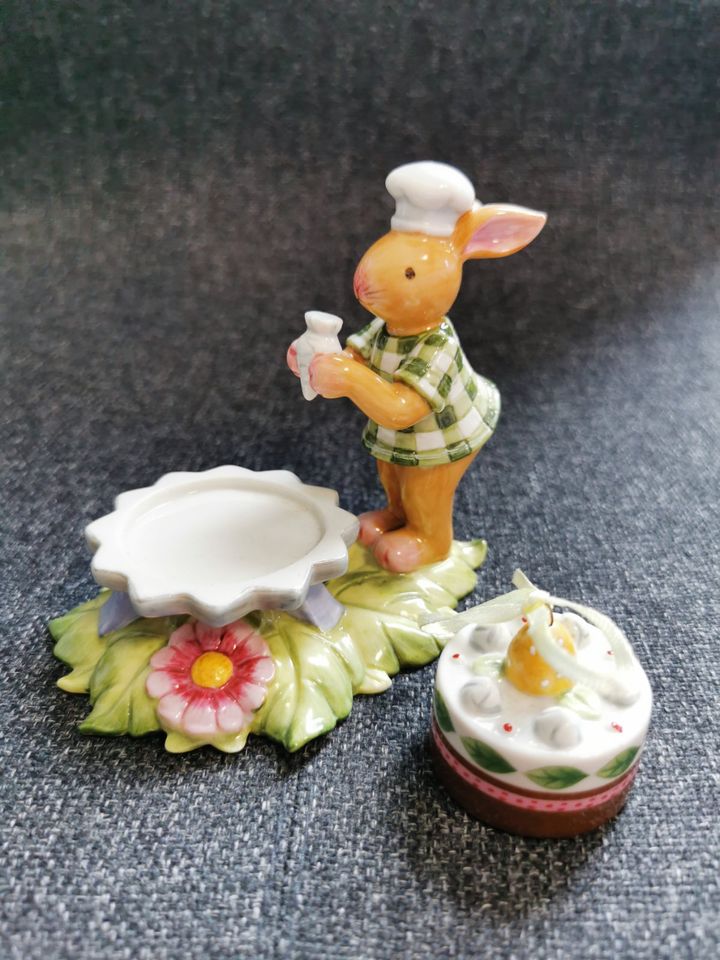 Villeroy Boch Bunny Family Hase Hasenjunge Torte Bäcker Eastern O in Bretten