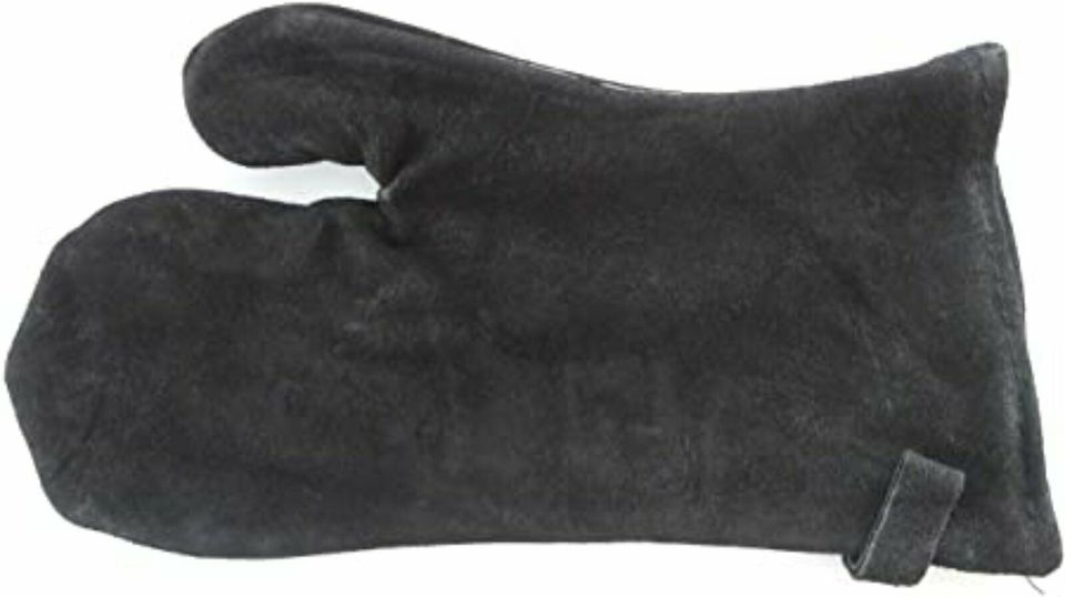 Kaminhandschuh NEU Grillhandschuh Wild Leder schwarz Kamin Ofen in Wiehl