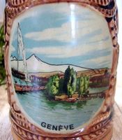 Andenken/Souvenir alt klein vintage Bierkrug GENEVE Genf /Schweiz Baden-Württemberg - Bad Mergentheim Vorschau