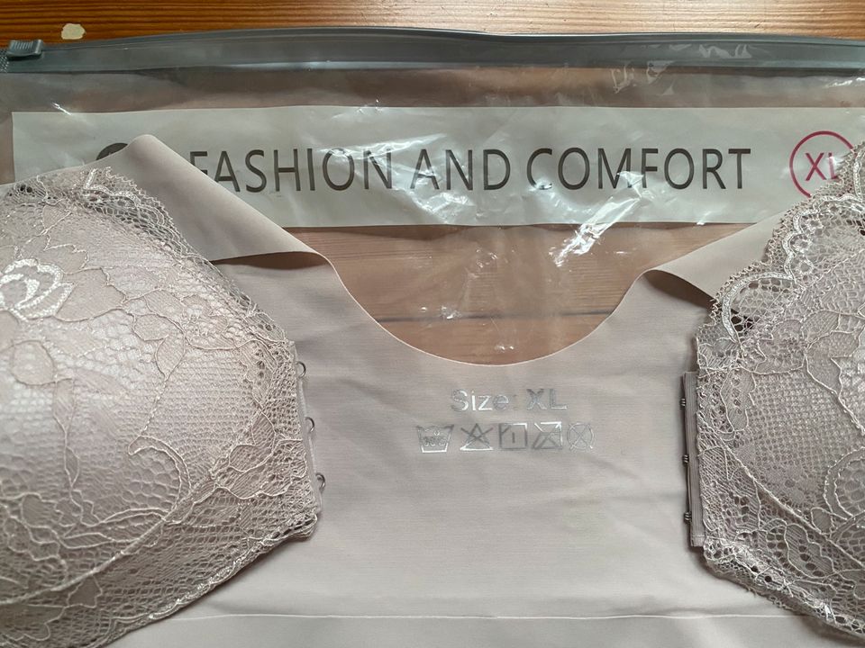 BH Fashion and Comfort rosa NEU mit Spitze in Wittenburg