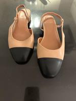 ASOS  slingback beige m. schwarzer Kappe Gr. 6/39 Schuhe Hannover - Mitte Vorschau
