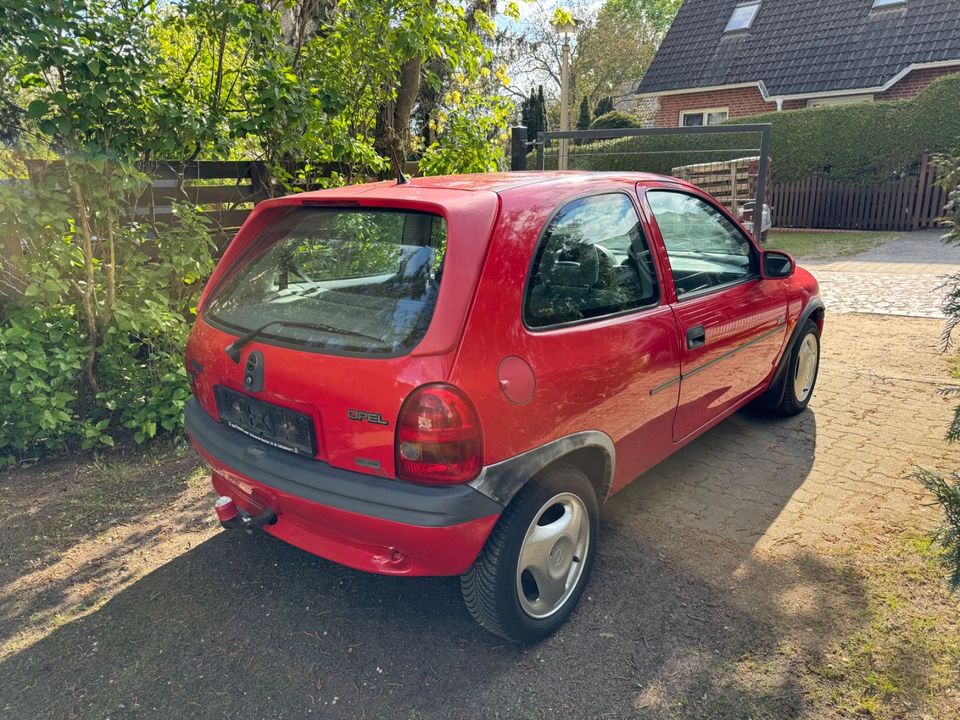 Opel Corsa B 1.4 -72TKM- TÜV NEU ALLWETTERREIFEN in Stahnsdorf