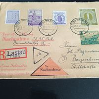 Briefmarken auf Umschlag SBZ Sachsen Hamburg-Nord - Hamburg Langenhorn Vorschau