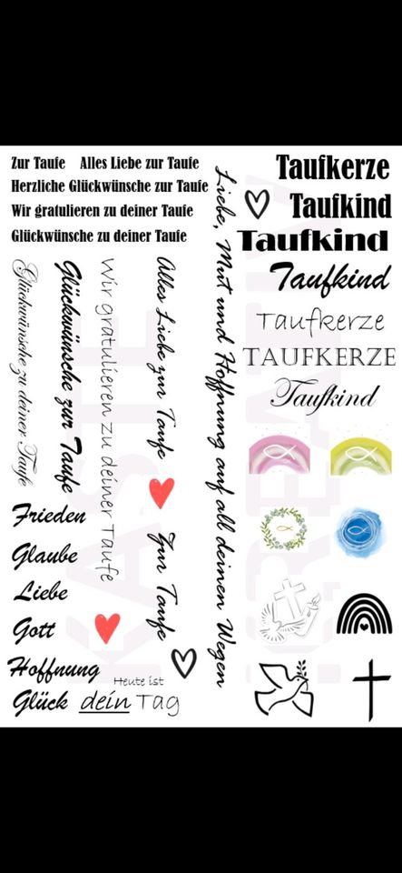 Handmade Kerzen mit Tattoo home zu Hause Lieblingsplatz liebevoll in Stadtroda