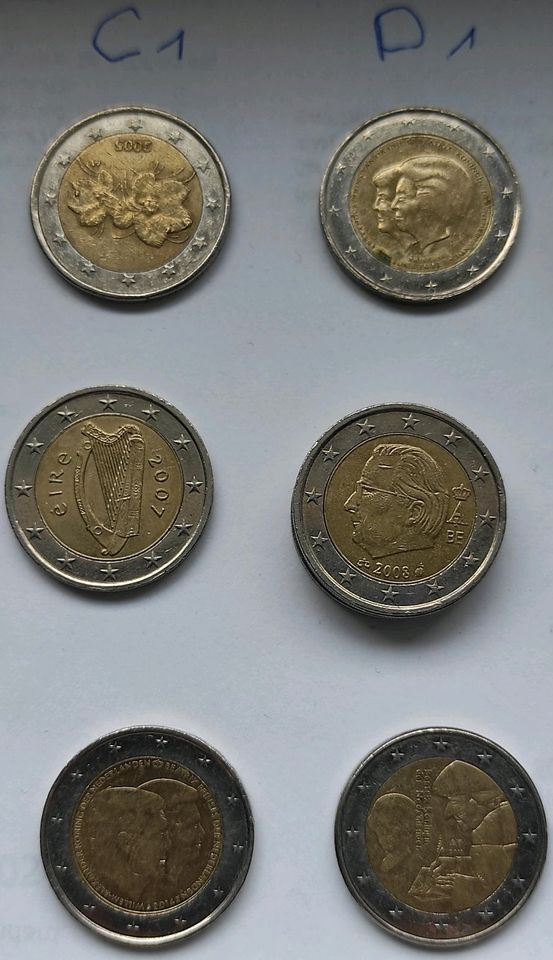 2€ 1€ Euro Münze Sammlung Gedenkmünze in Offstein