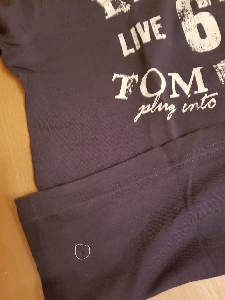 Langarm-Shirt T-Shirt Print Tom Tailor M 152 Freaky Rock grau in Stuttgart