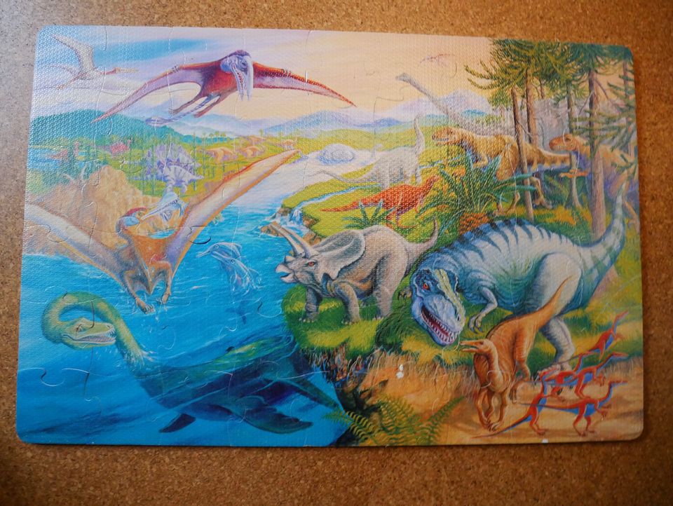 Dinosaurier Riesen XXL Boden- Puzzle 90x60 cm in Reinfeld