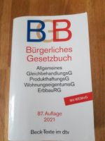 BGB 87. Auflage 2021 Rheinland-Pfalz - Schifferstadt Vorschau