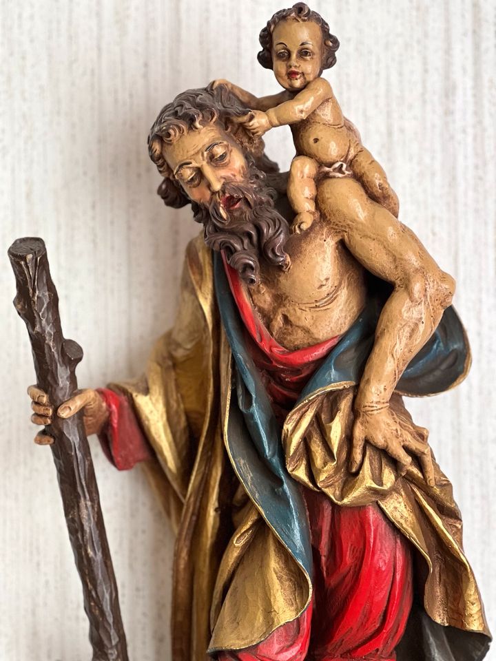 Figur Gilde Heiliger Christophorus mit Jesuskind (Märtyrer) in Bismark (Altmark)