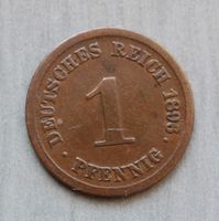 1 Pfennig 1896 G Jäger Nummer 10 Bayern - Nördlingen Vorschau