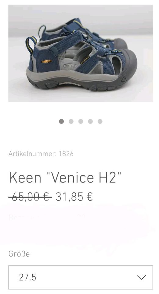 Neue Keen Sandalen Gr. 24 25,5 27,5 30 31 34 35 Trekking in Herzogenaurach